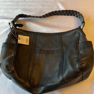 Cole Haan Village II Black Leather purse